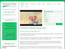 Tablet Screenshot of addictioncare.co.uk